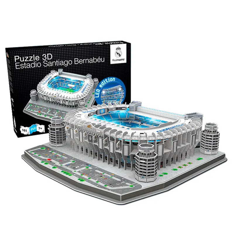 Real Madrid Santiago Bernabeu stadium 3D puzzle led product photo
