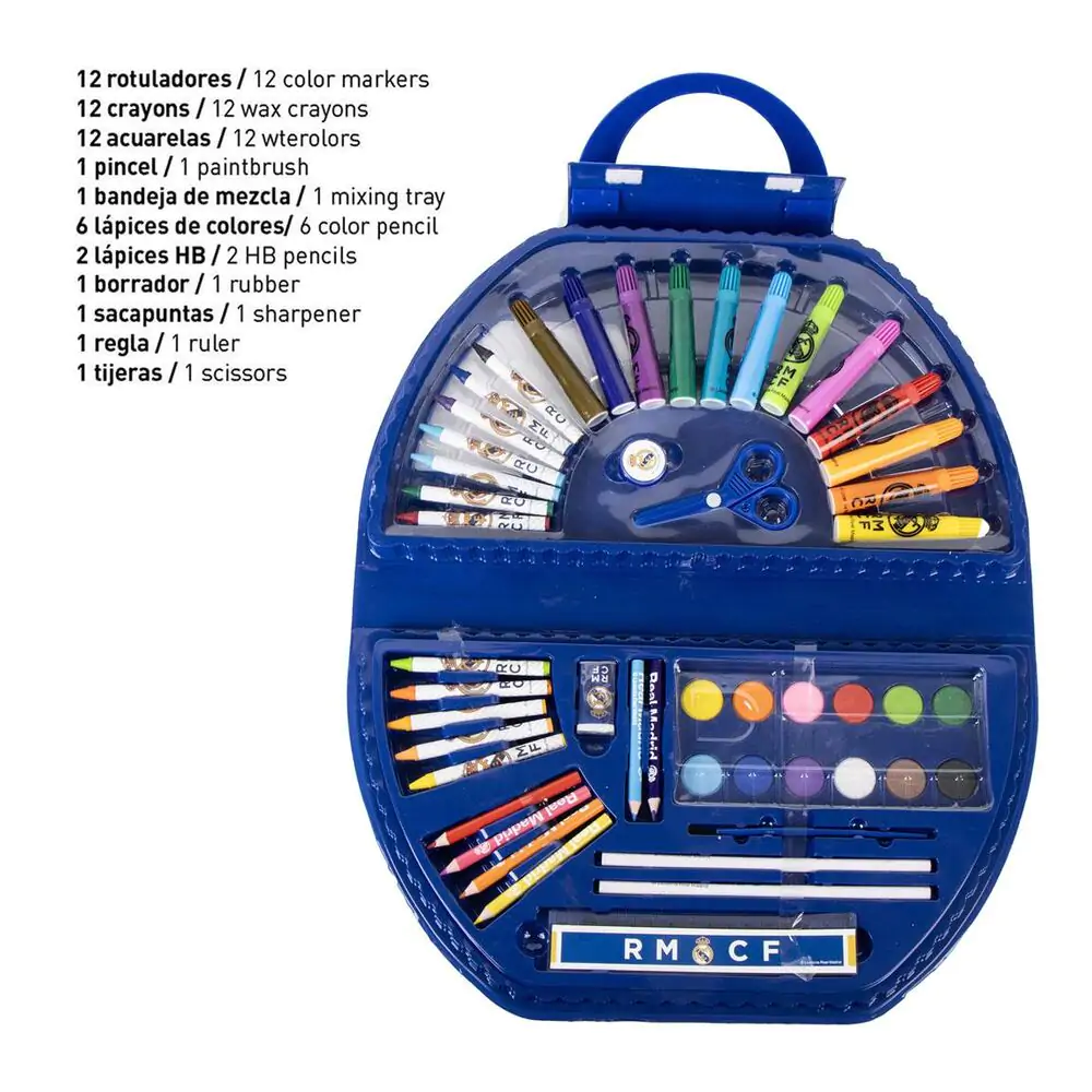Real Madrid Colouring stationery set 50pcs product photo