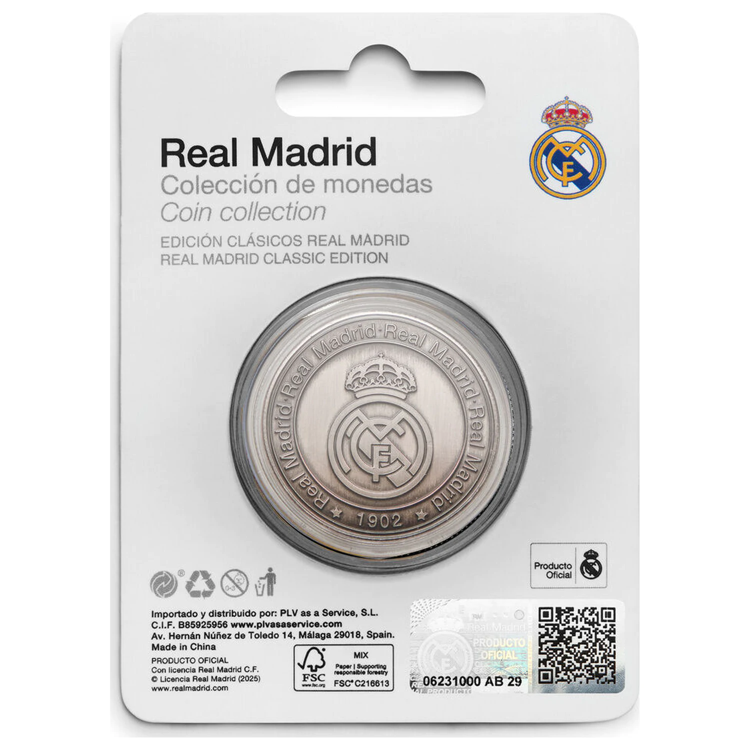 Real Madrid The Best Team in the World commemorative coin product photo