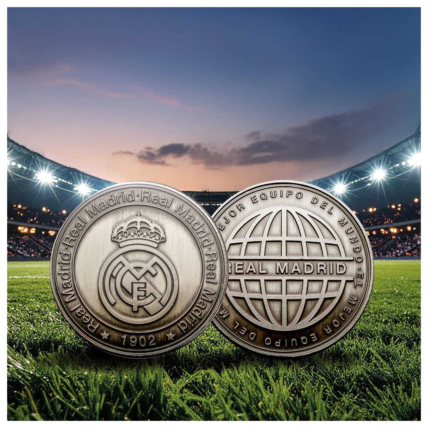 Real Madrid The Best Team in the World commemorative coin product photo