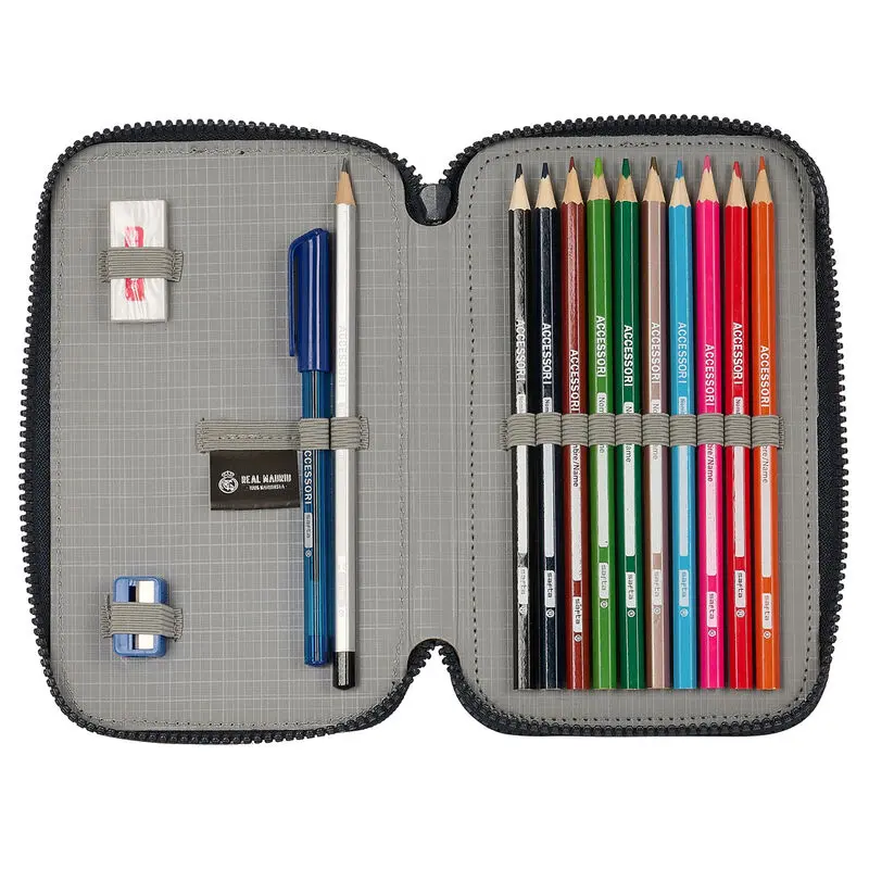 Real Madrid double pencil case 28pcs product photo