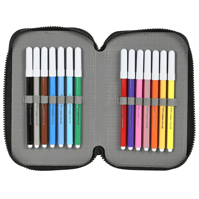 Real Madrid double pencil case 28pcs product photo
