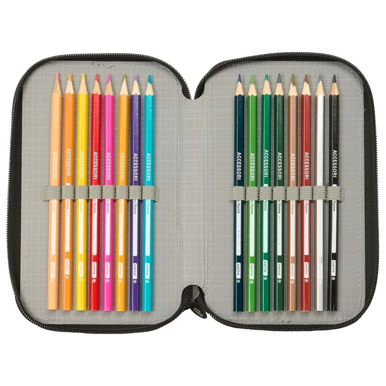 Real Madrid triple pencil case 37pcs product photo