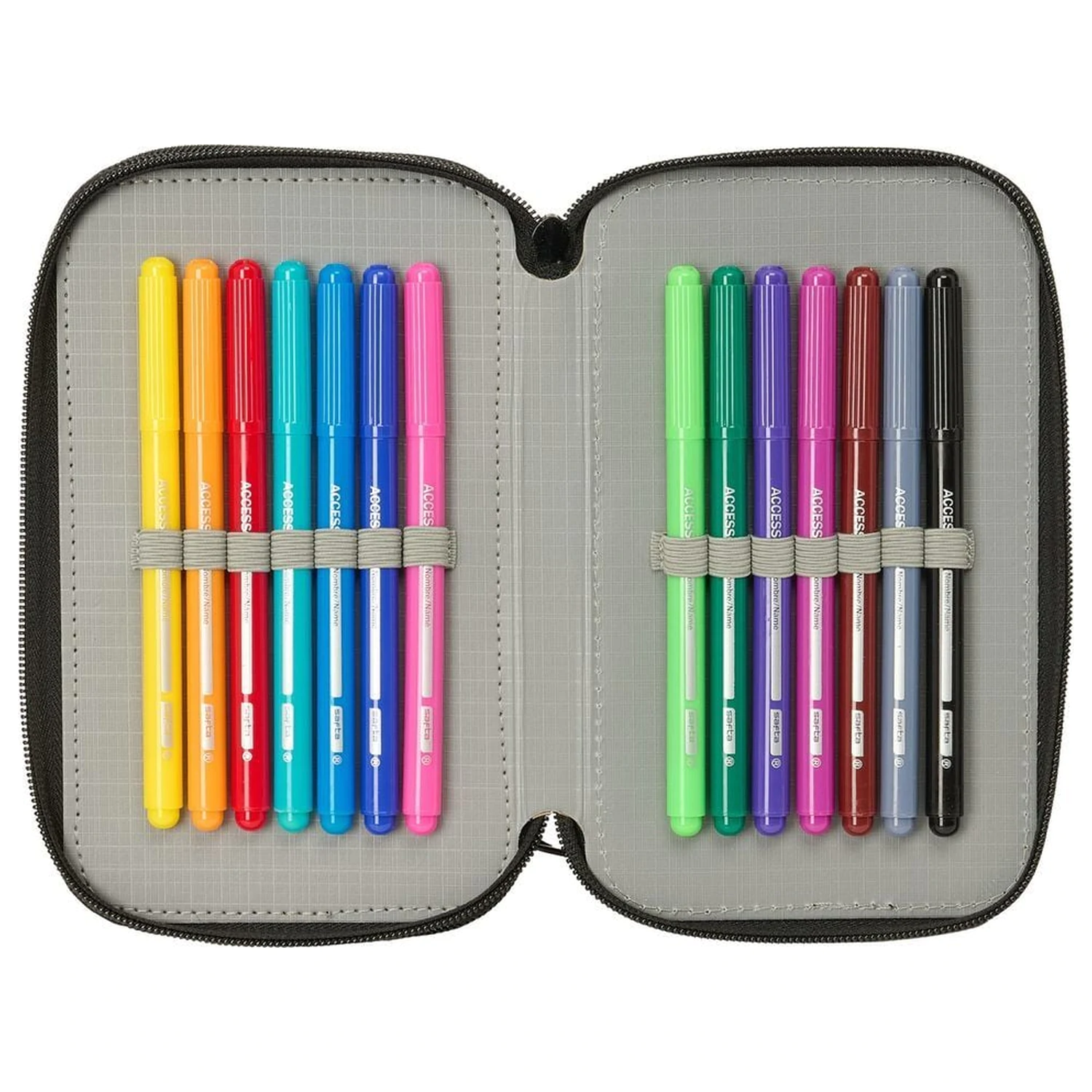 Real Madrid triple pencil case 37pcs product photo