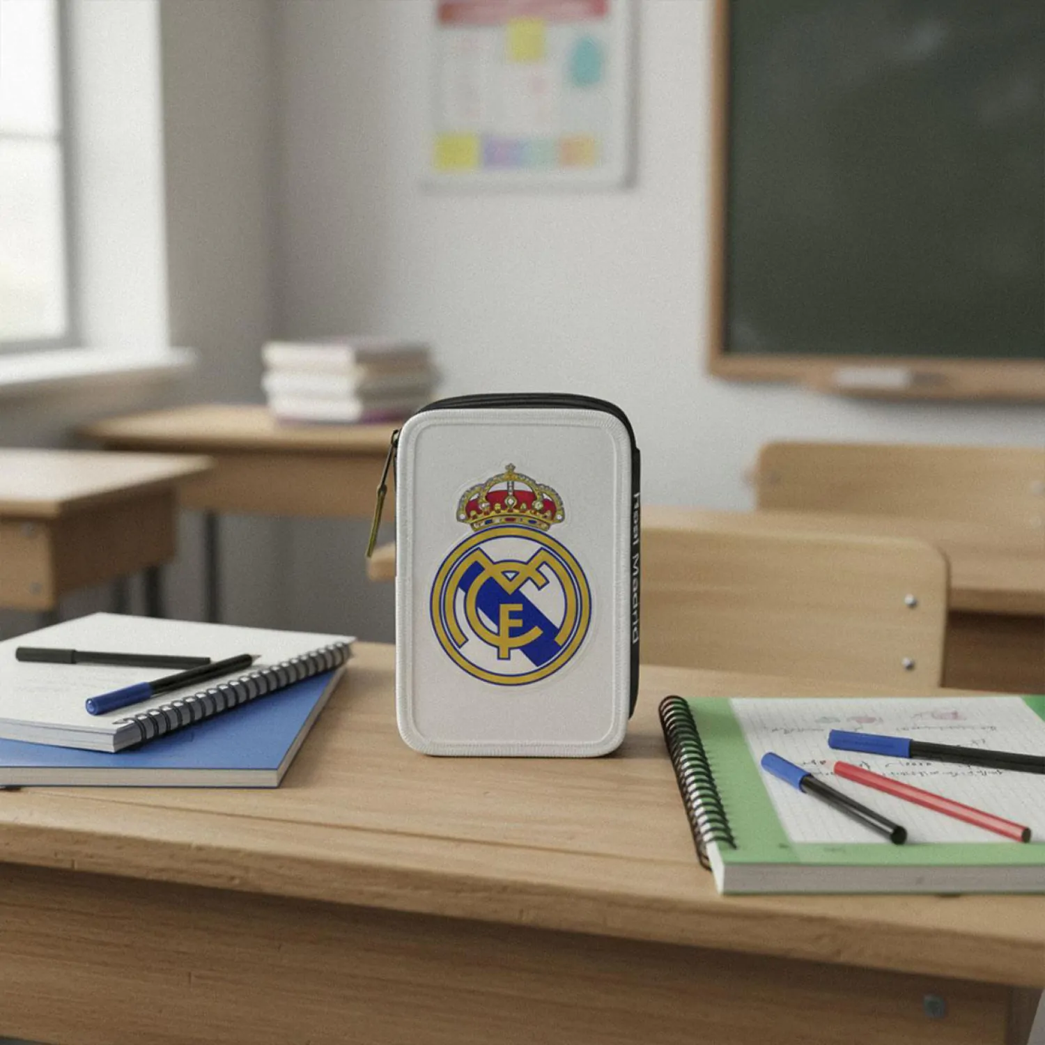 Real Madrid triple pencil case product photo