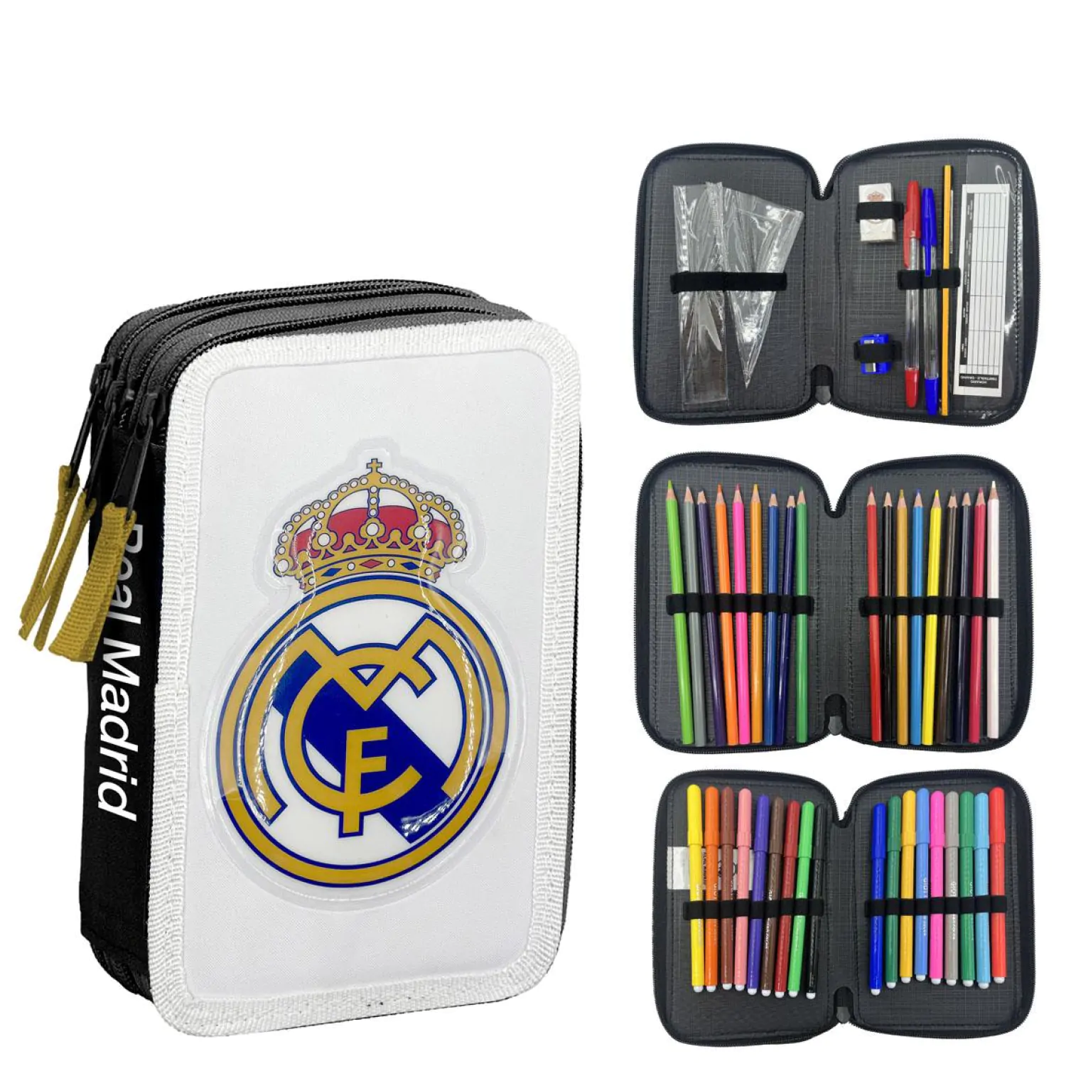 Real Madrid triple pencil case product photo