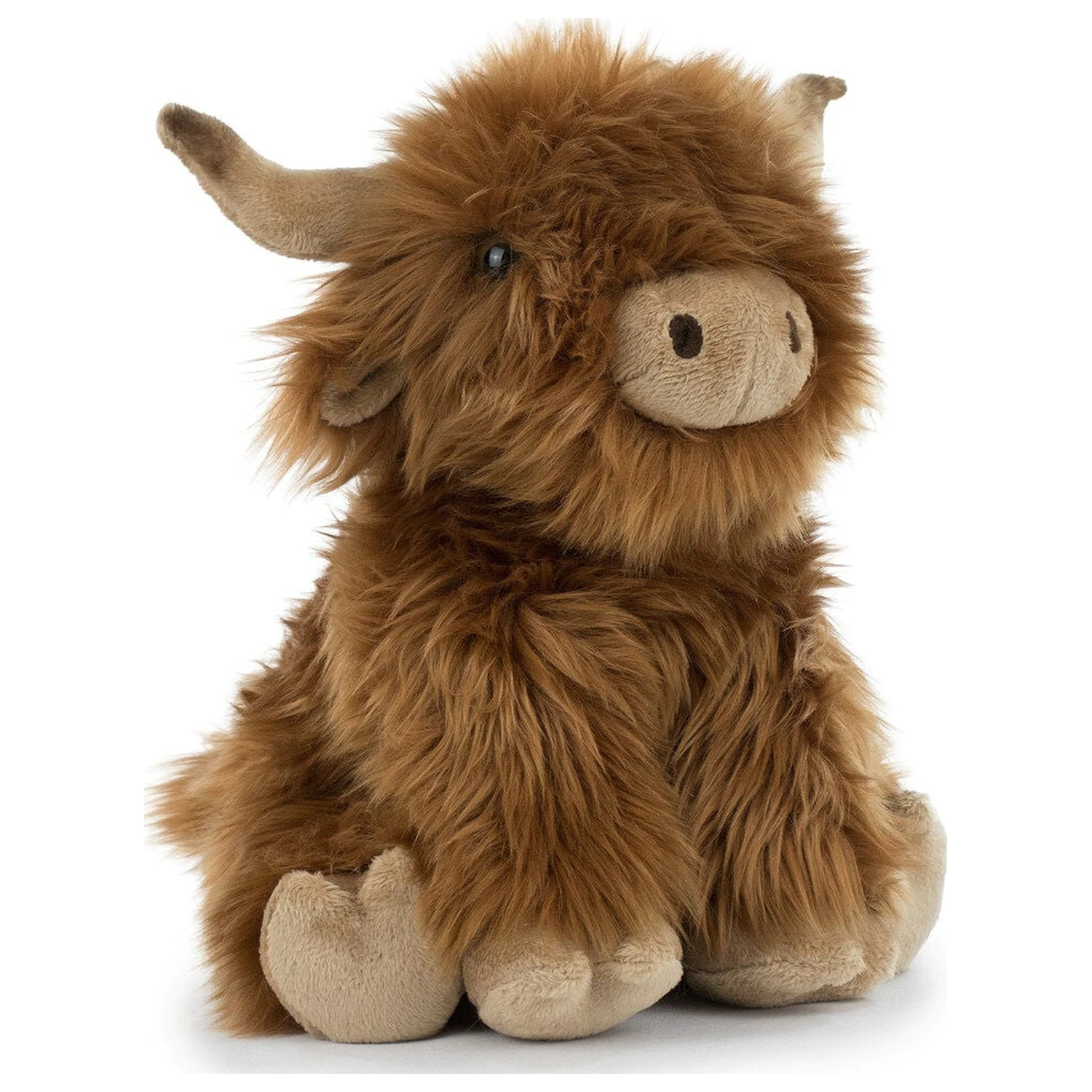 Realistic Animals Highland Cow plush toy 27cm product photo