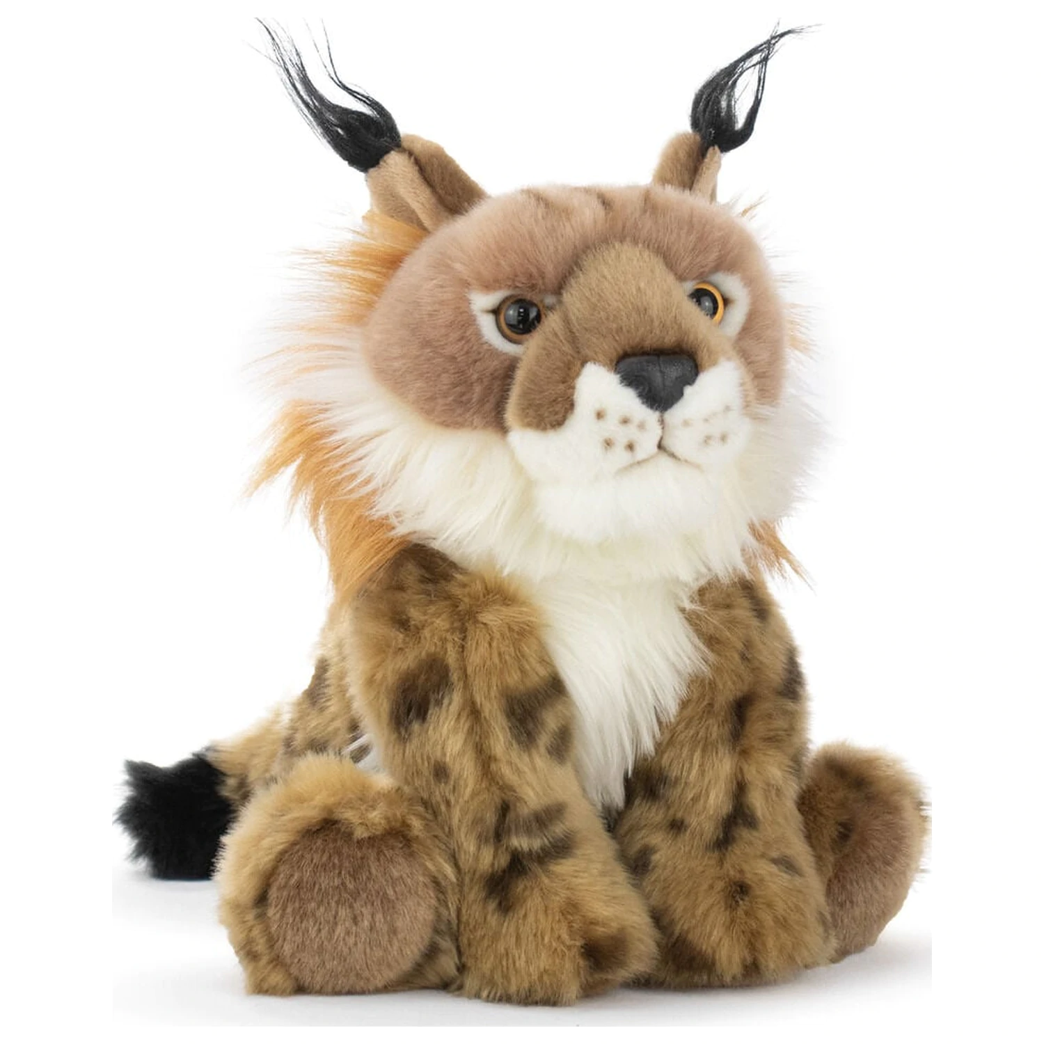 Realistic Animals Lynx plush toy 25cm product photo