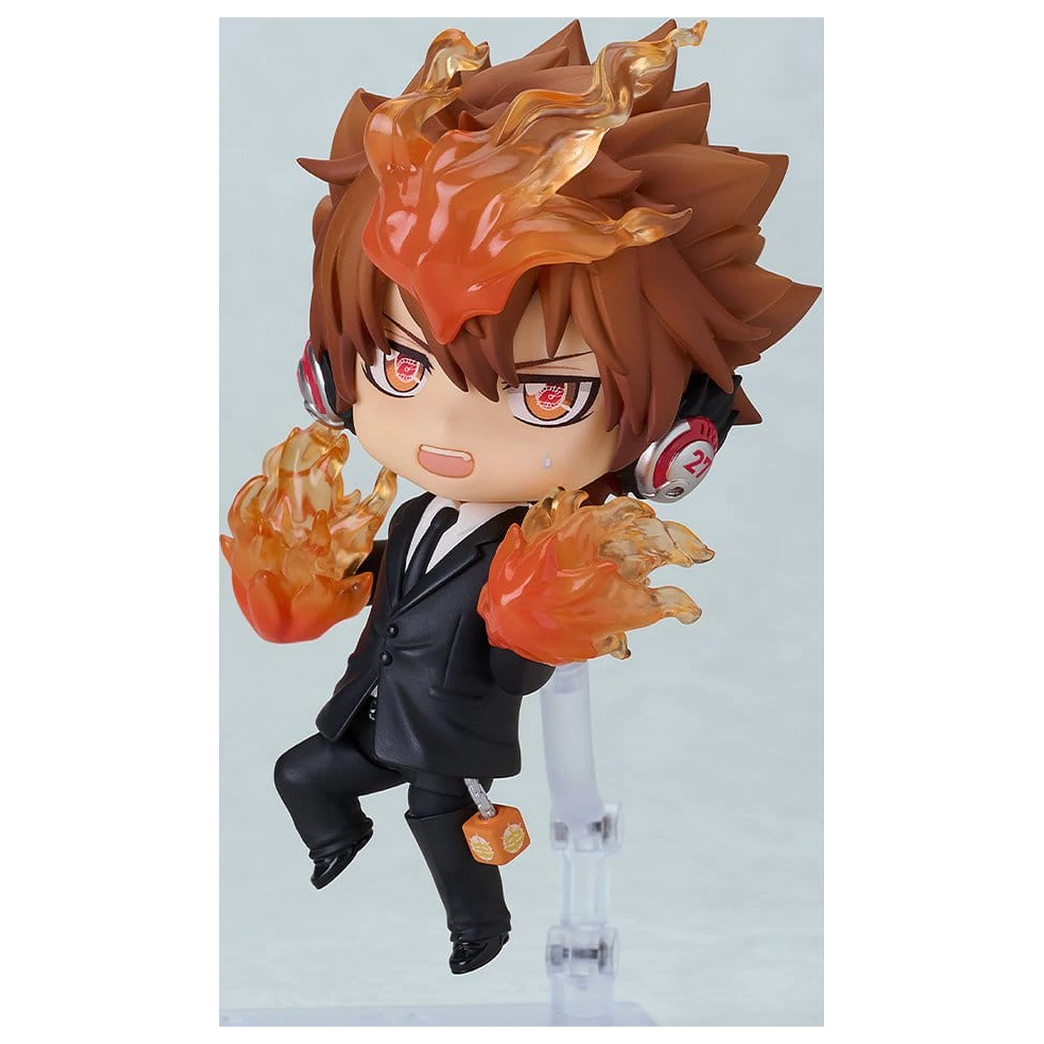 Reborn! Series Nendoroid Action Figure Tsunayoshi Sawada: Black Suit Ver. 11 cm     product photo