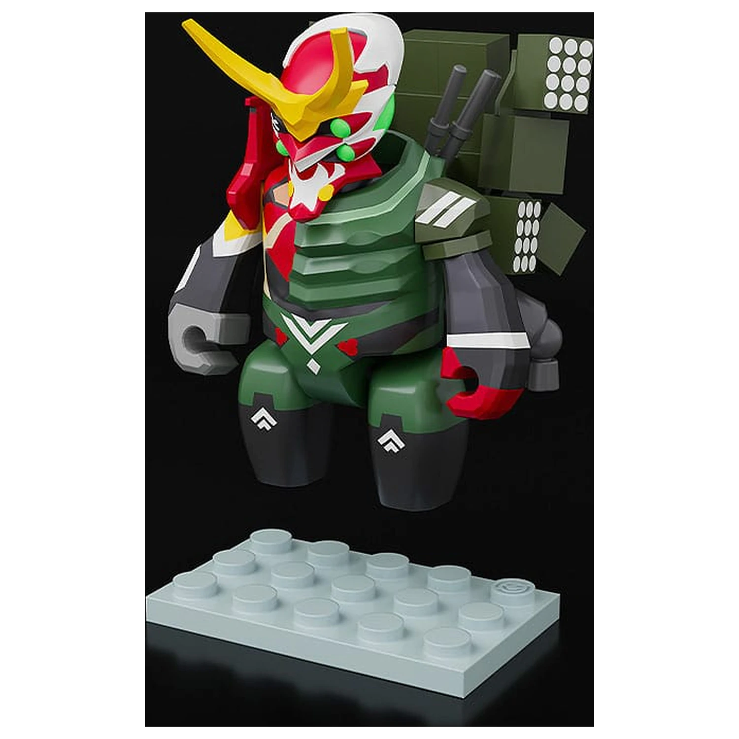 Rebuild of Evangelion Brickroid Action Figure Evangelion Production Model-New 02 a 5 cm    product photo