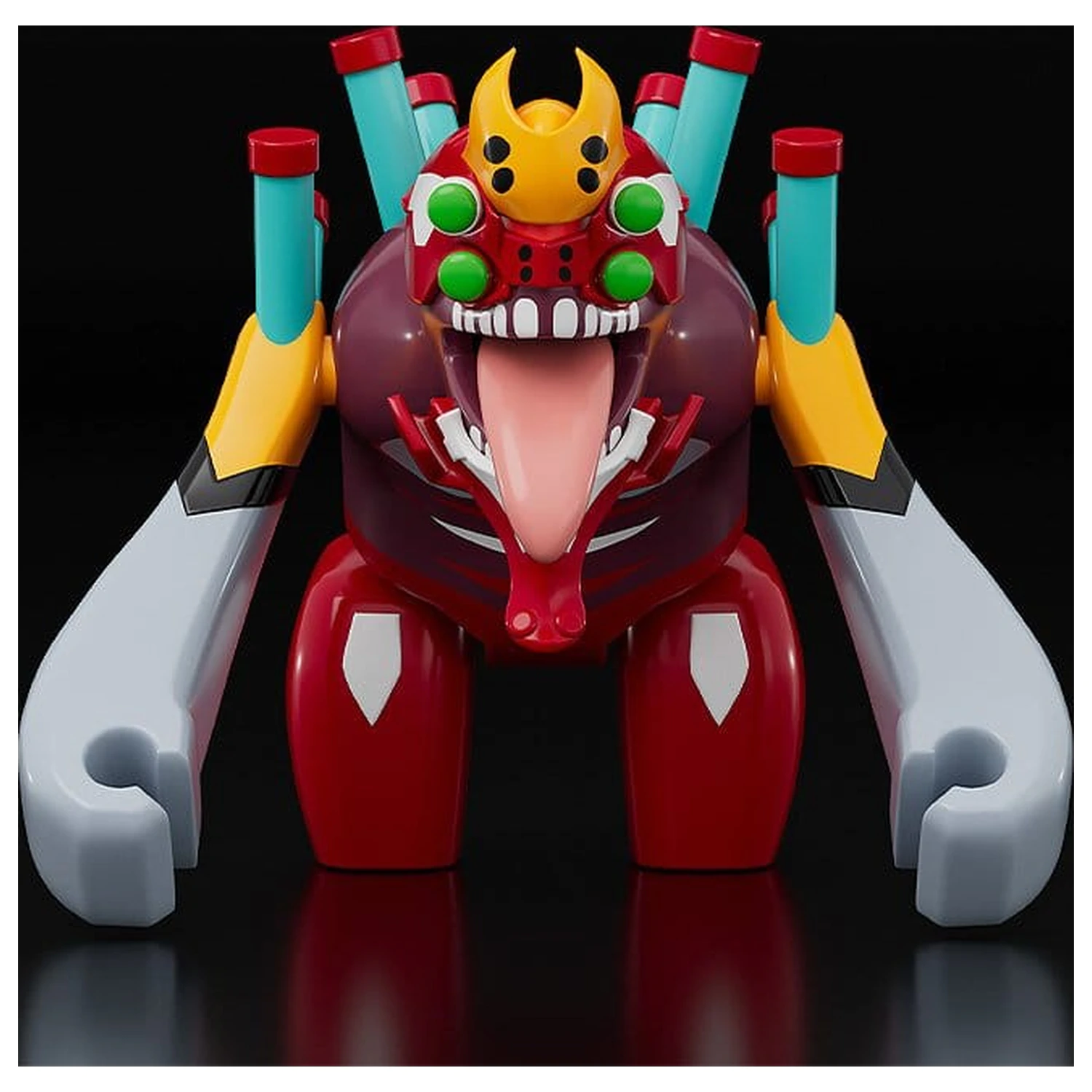 Rebuild of Evangelion Brickroid Mini Figure Evangelion Unit 02 Beast Form 2nd Phase (Type 1) 4 cm product photo