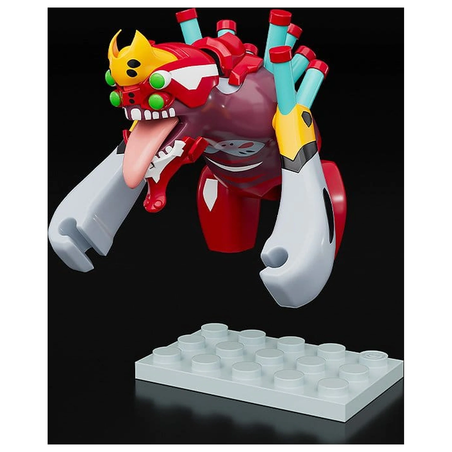 Rebuild of Evangelion Brickroid Mini Figure Evangelion Unit 02 Beast Form 2nd Phase (Type 1) 4 cm product photo