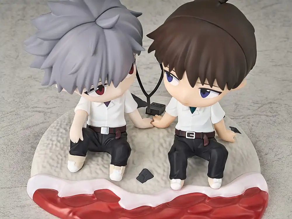 Rebuild of Evangelion Chibi Figure Shinji Ikari & Kaworu Nagisa 8 cm       product photo