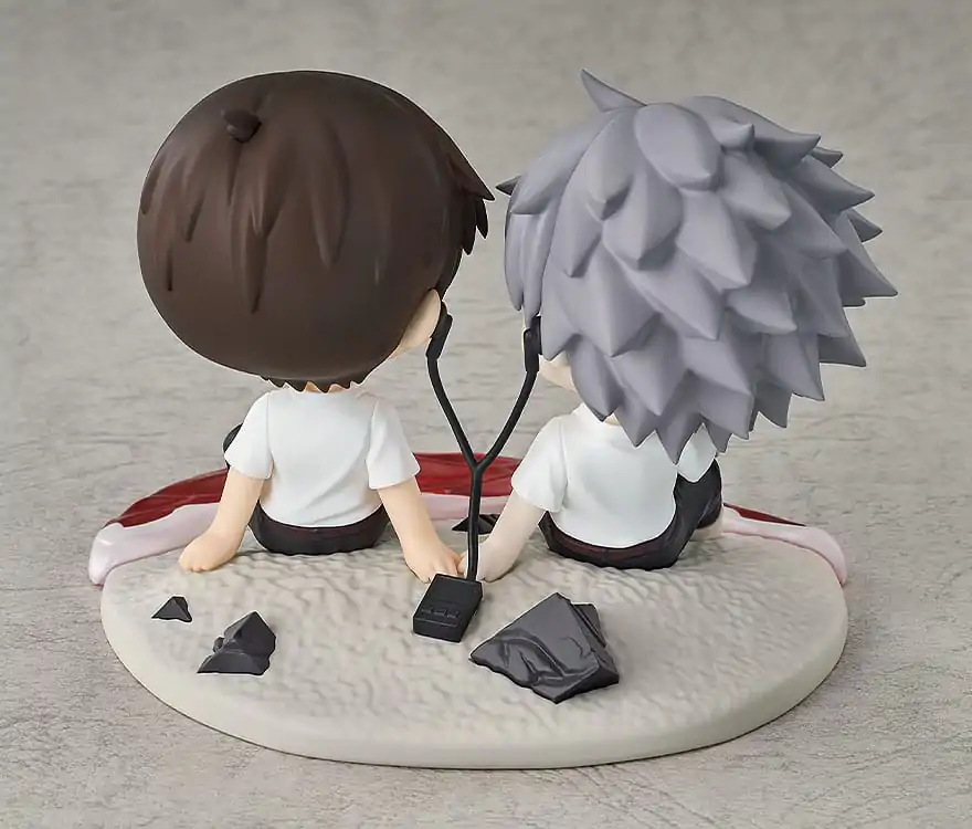 Rebuild of Evangelion Chibi Figure Shinji Ikari & Kaworu Nagisa 8 cm       product photo