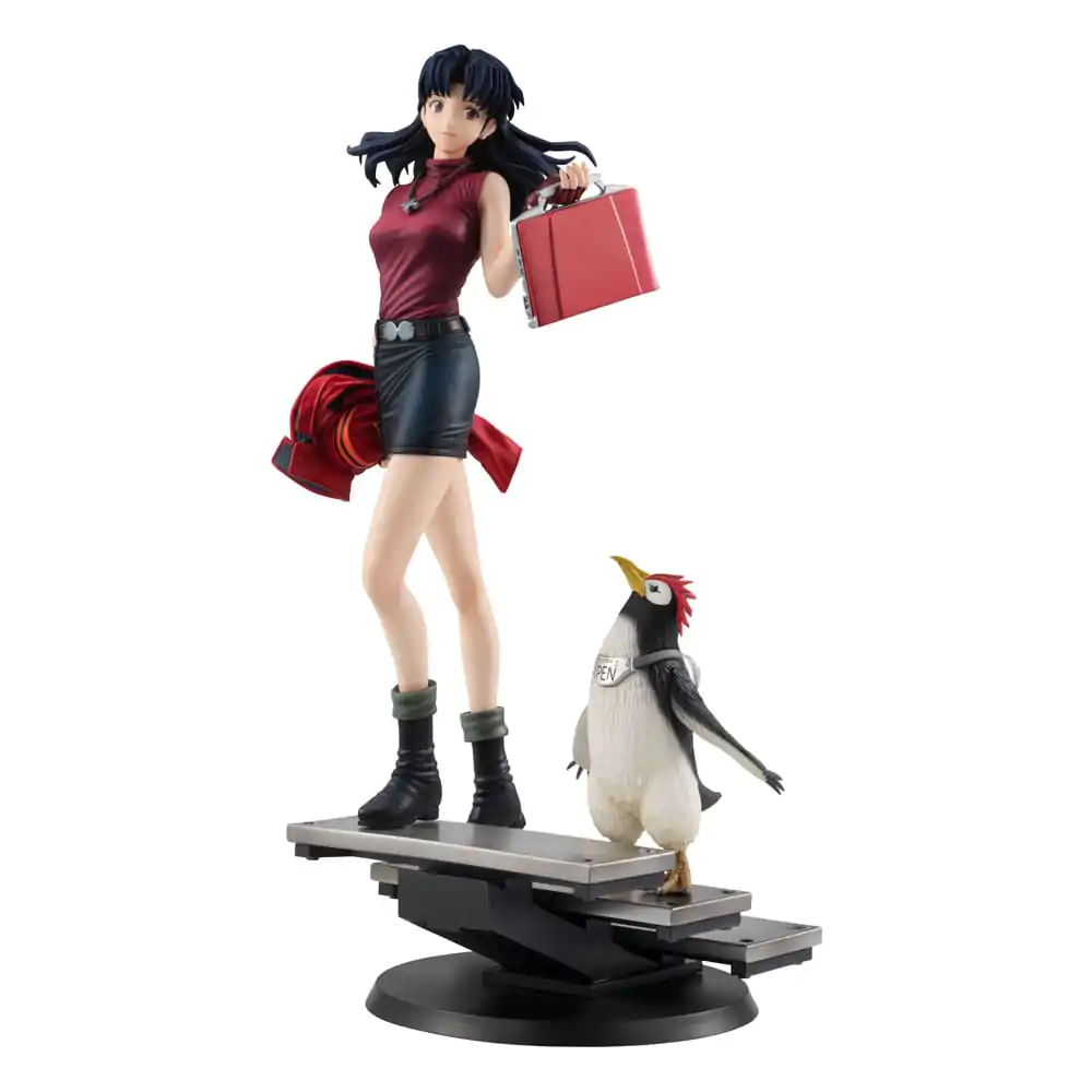 Rebuild of Evangelion Gals PVC Statue Misato Katsuragi & Pen Pen 25 cm product photo