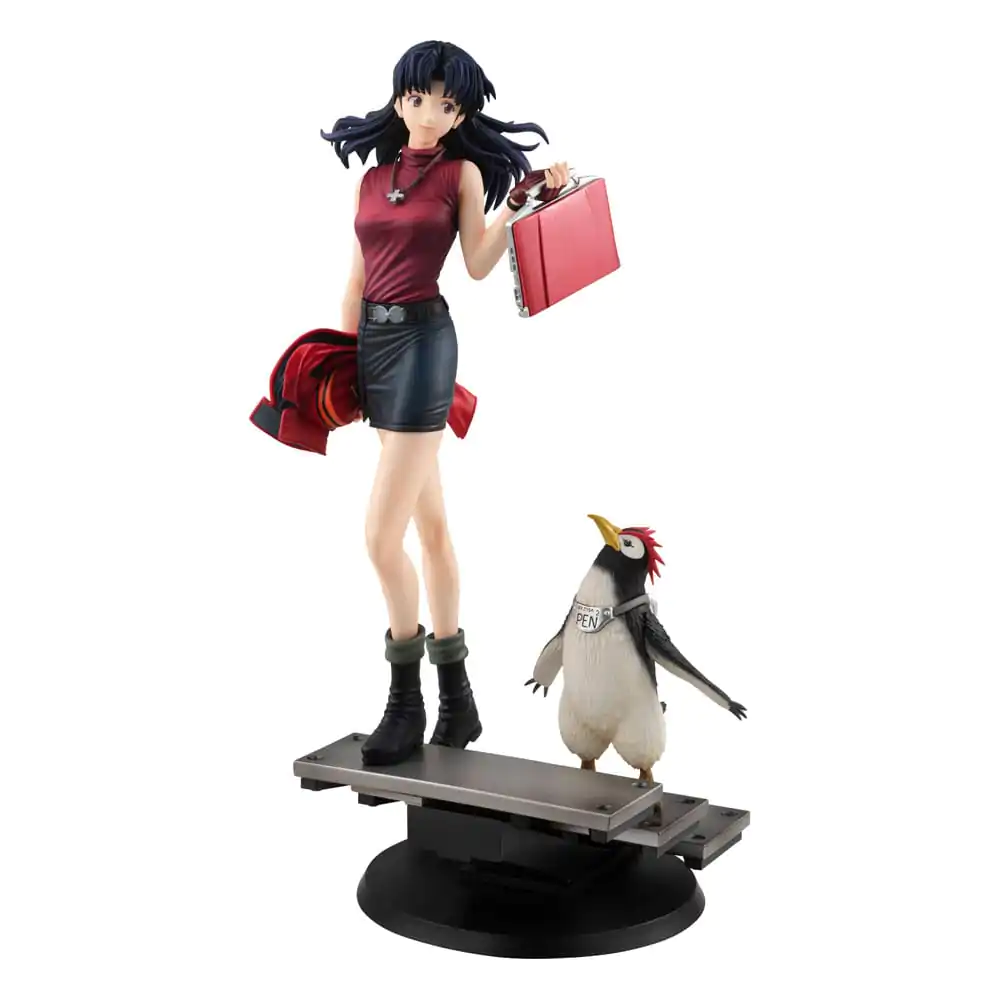 Rebuild of Evangelion Gals PVC Statue Misato Katsuragi & Pen Pen 25 cm product photo
