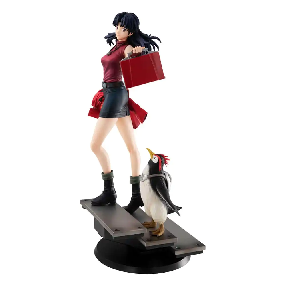 Rebuild of Evangelion Gals PVC Statue Misato Katsuragi & Pen Pen 25 cm product photo