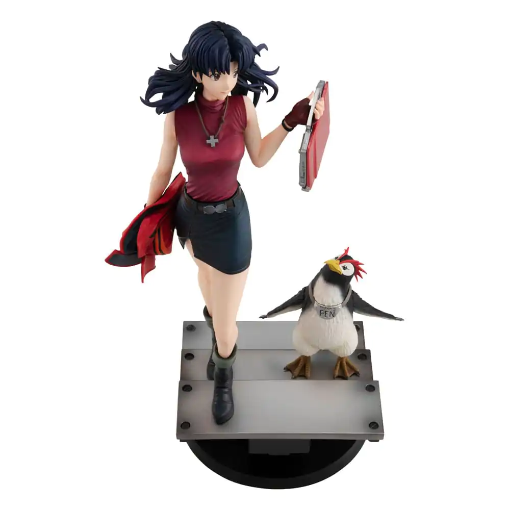 Rebuild of Evangelion Gals PVC Statue Misato Katsuragi & Pen Pen 25 cm product photo