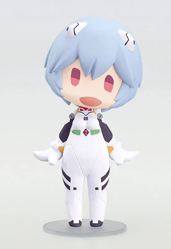 Rebuild of Evangelion HELLO! GOOD SMILE Action Figure Rei Ayanami 10 cm product photo