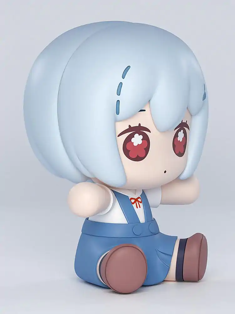 Rebuild of Evangelion Huggy Good Smile Chibi Figure Rei Ayanami: School Uniform Ver. 6 cm product photo