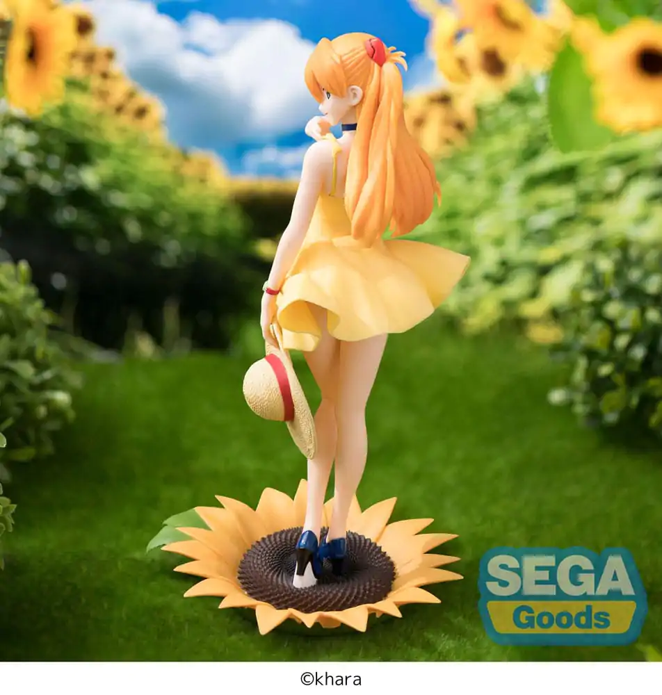 Rebuild of Evangelion Luminasta PVC Statue Asuka Summer Dress Ver. 2 24 cm product photo