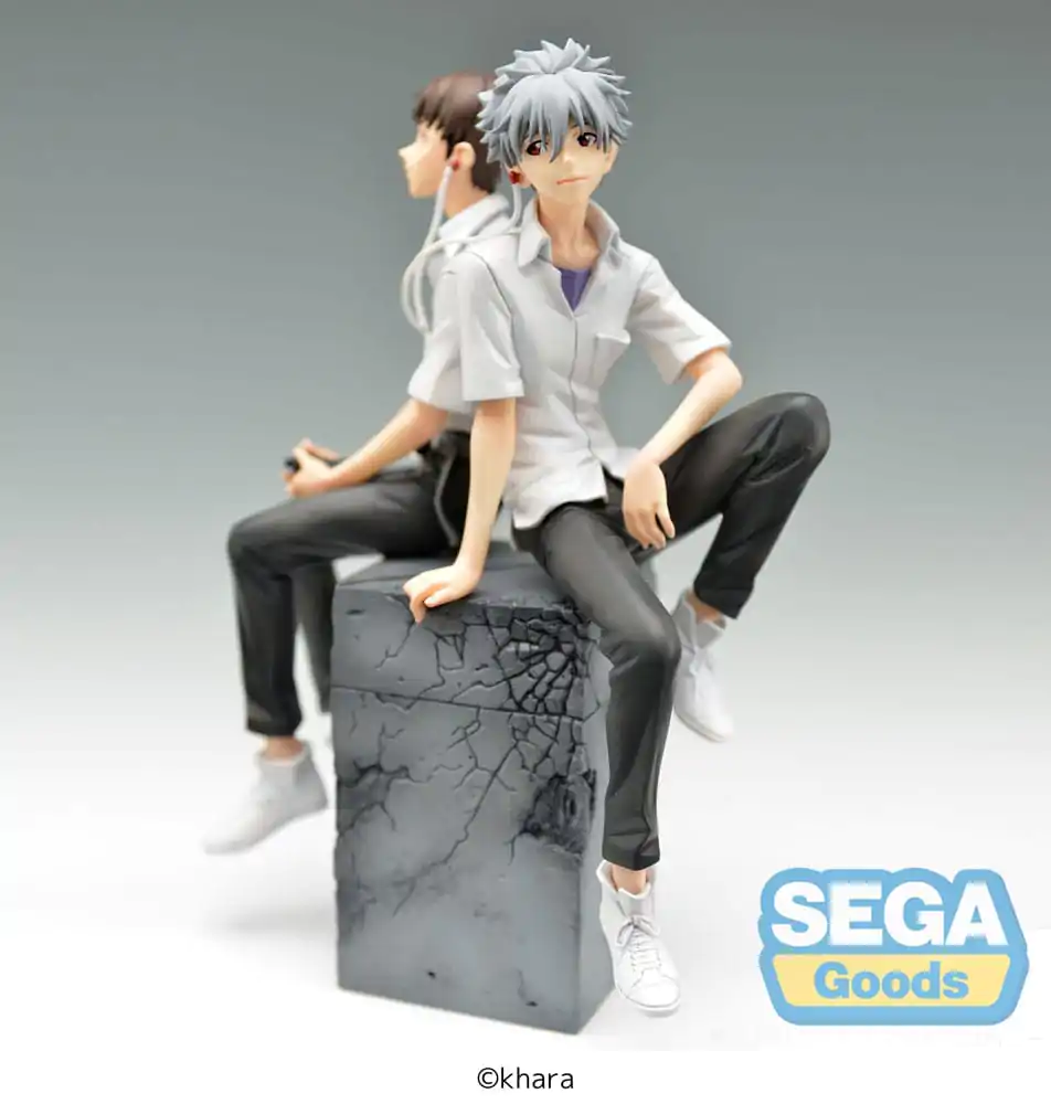 Rebuild of Evangelion Luminasta PVC Statue Shinji &amp; Kaworu Evangelion: New Theatrical Edition Kaworu Ver. 17 cm product photo