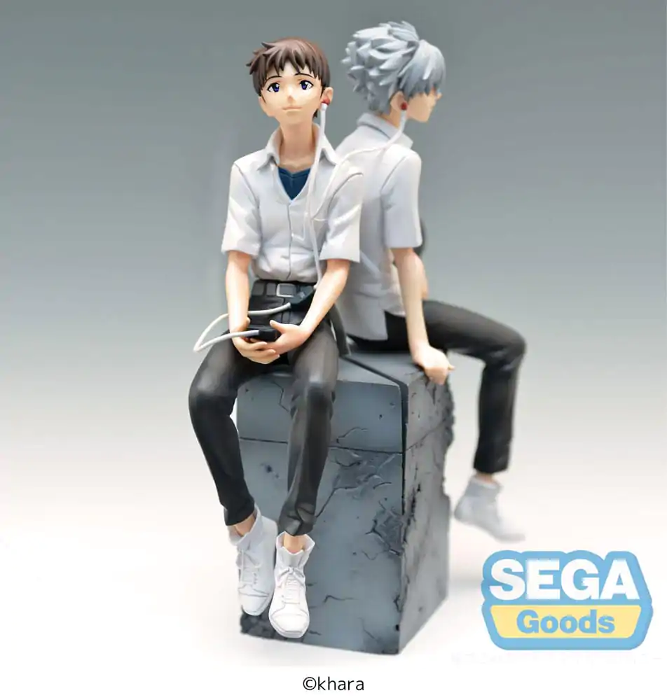 Rebuild of Evangelion Luminasta PVC Statue Shinji &amp; Kaworu Evangelion: New Theatrical Edition Shinji Ver. 17 cm product photo
