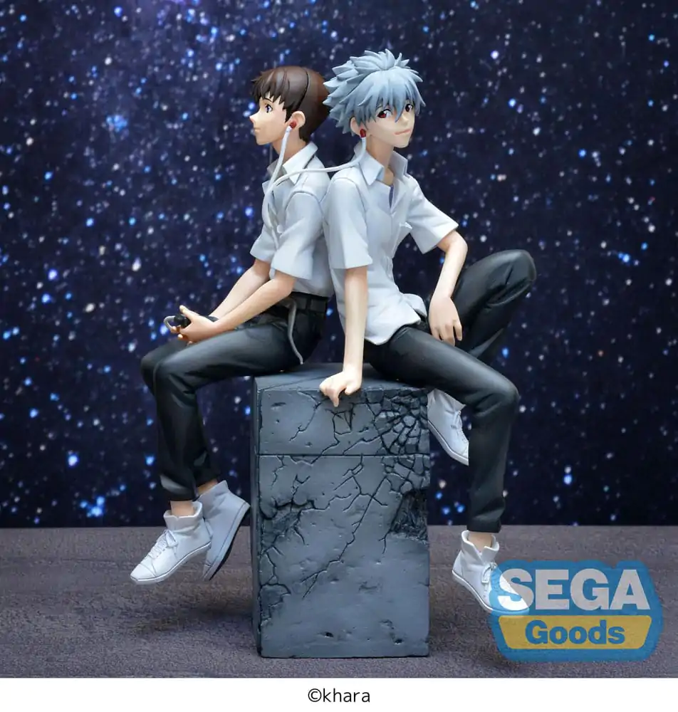 Rebuild of Evangelion Luminasta PVC Statue Shinji &amp; Kaworu Evangelion: New Theatrical Edition Shinji Ver. 17 cm product photo