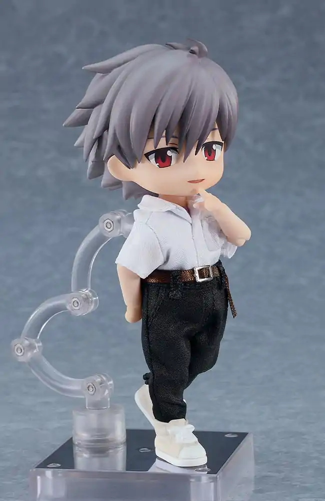 Rebuild of Evangelion Nendoroid Doll Action Figure Kaworu Nagisa 14 cm product photo