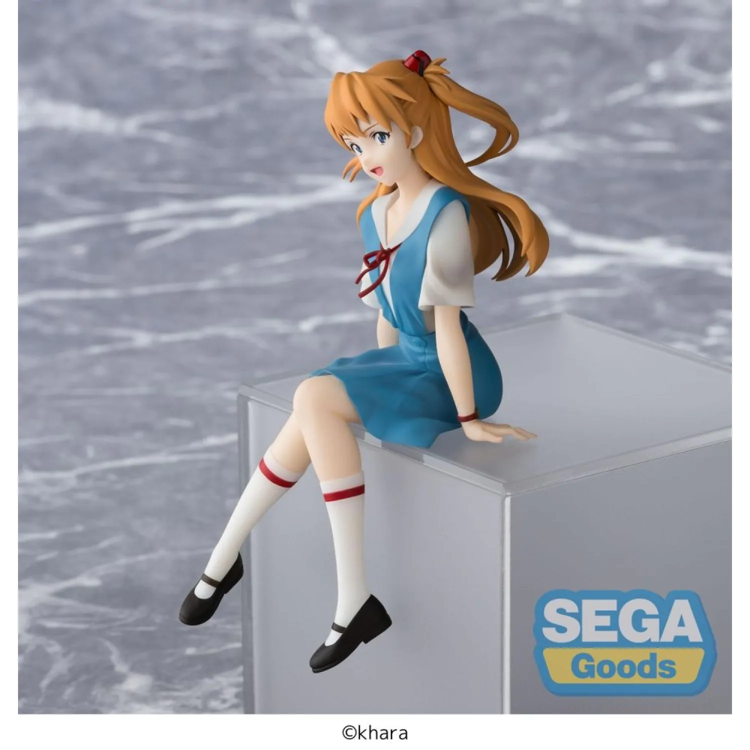 Rebuild of Evangelion PM Perching PVC Statue Asuka Shikinami Langley New Theatrical Edition 14 cm product photo