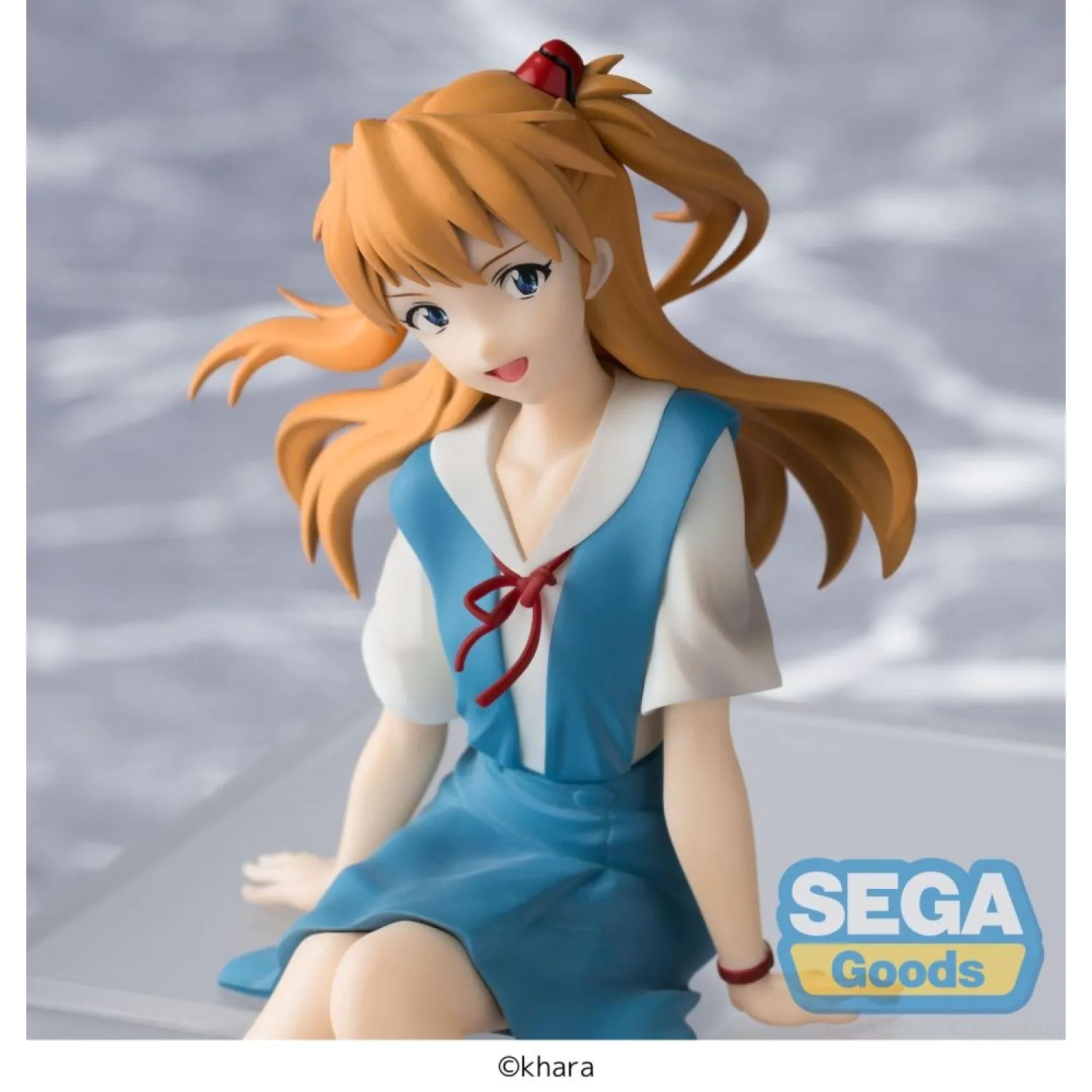 Rebuild of Evangelion PM Perching PVC Statue Asuka Shikinami Langley New Theatrical Edition 14 cm product photo