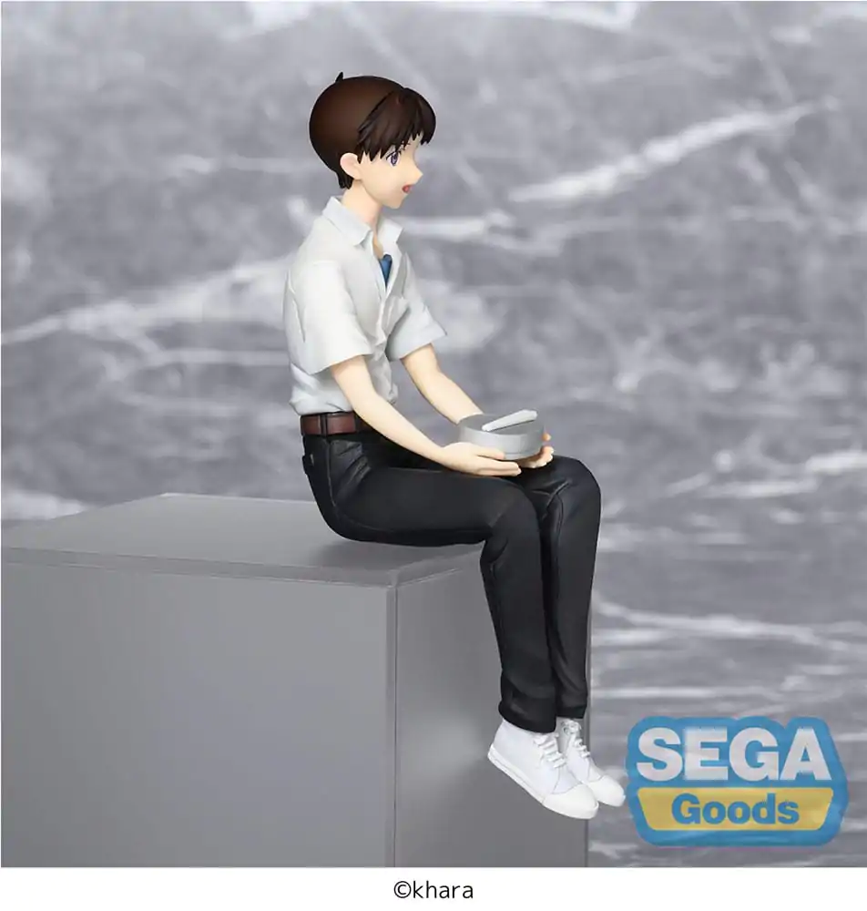 Rebuild of Evangelion PM Perching PVC Statue Shinji Ikari Evangelion New Theatrical Edition 14 cm product photo