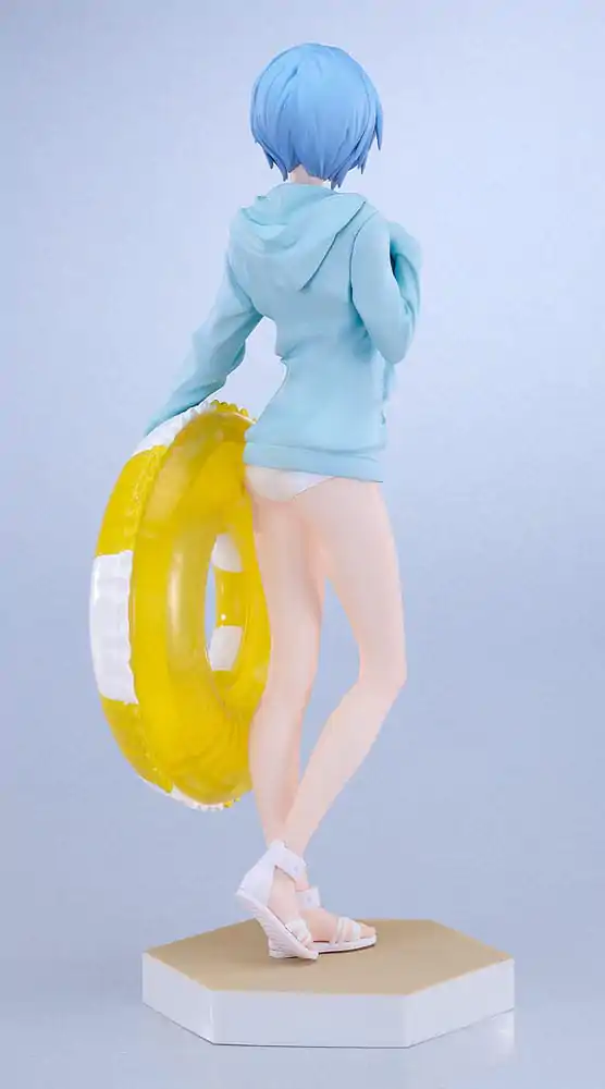 Rebuild of Evangelion Pop Up Parade L PVC Statue Beach Queens: Rei Ayanami 22 cm product photo