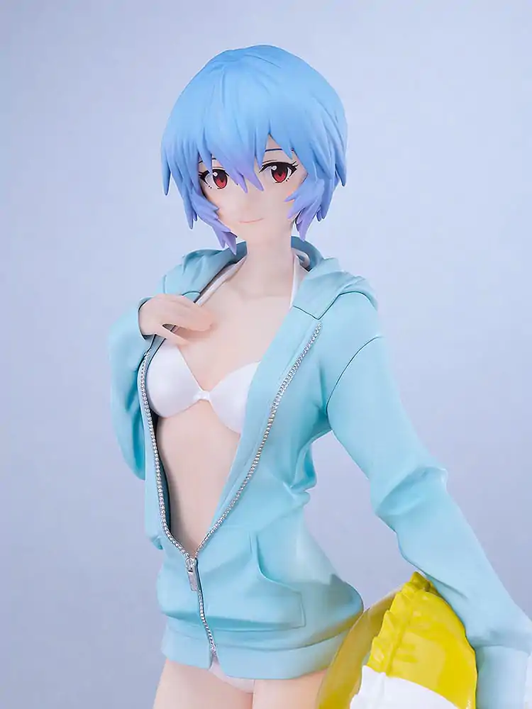 Rebuild of Evangelion Pop Up Parade L PVC Statue Beach Queens: Rei Ayanami 22 cm product photo