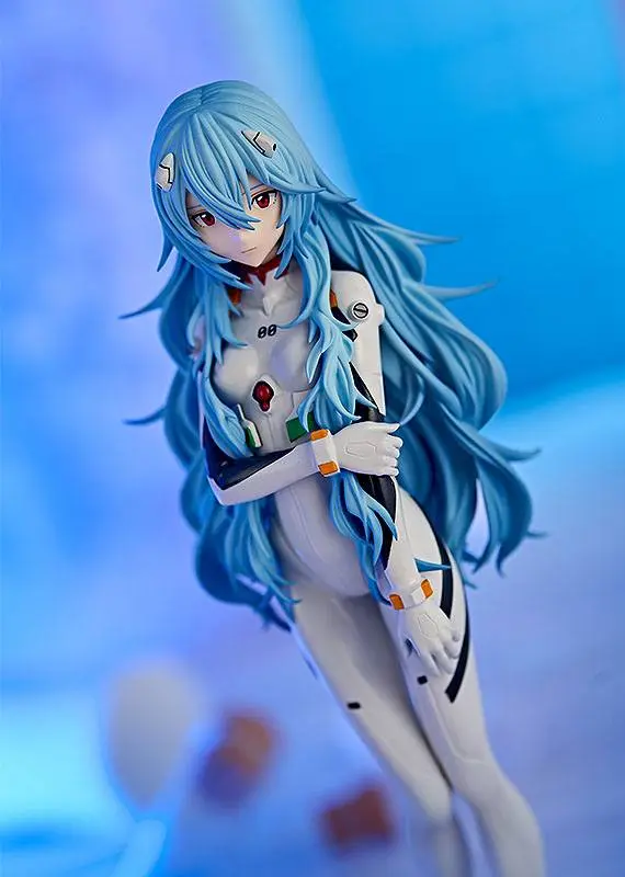 Rebuild of Evangelion Pop Up Parade PVC Statue Rei Ayanami Long Hair Ver. 17 cm product photo