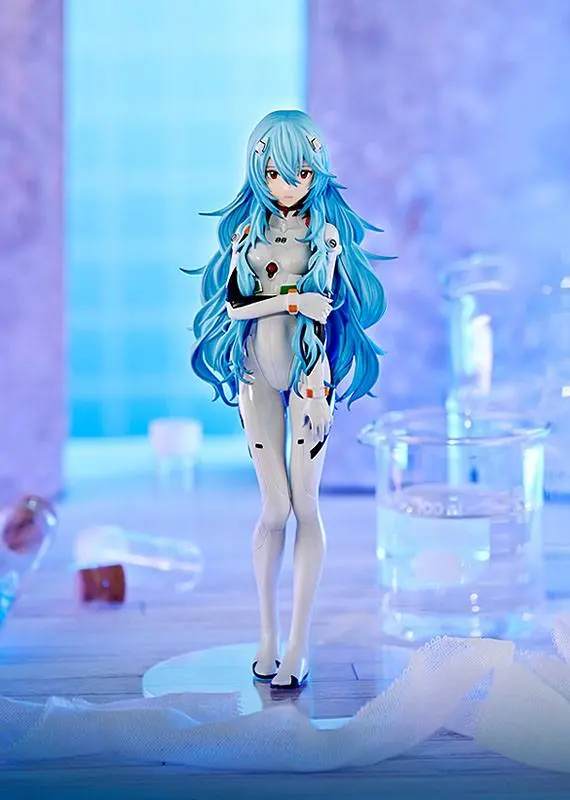 Rebuild of Evangelion Pop Up Parade PVC Statue Rei Ayanami Long Hair Ver. 17 cm product photo