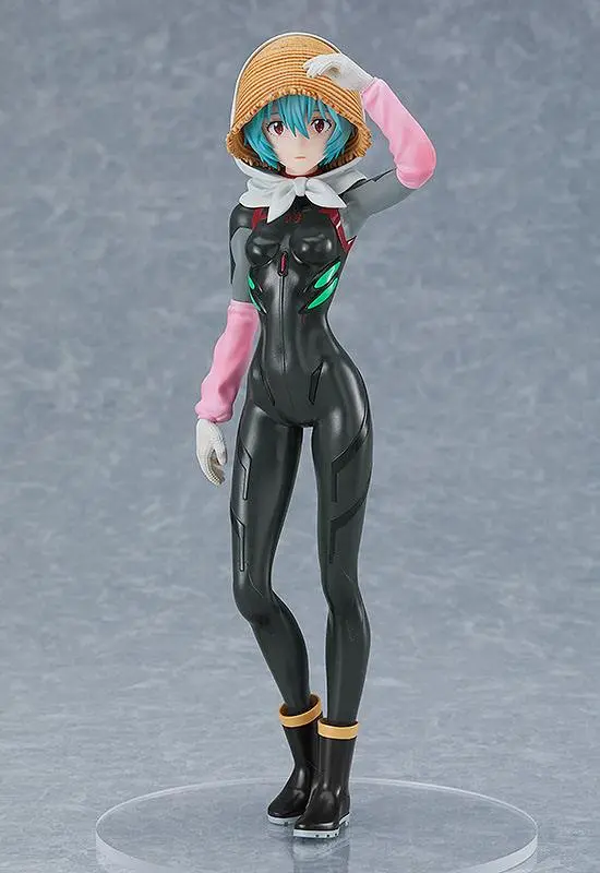 Rebuild of Evangelion Pop Up Parade PVC Statue Rei Ayanami Tentative Name Farming Ver. 17 cm product photo