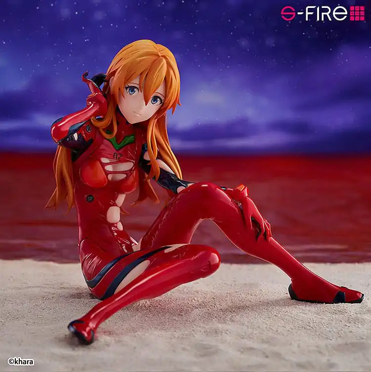 Rebuild of Evangelion S-Fire PVC Statue 1/7 Asuka Langley 12 cm product photo