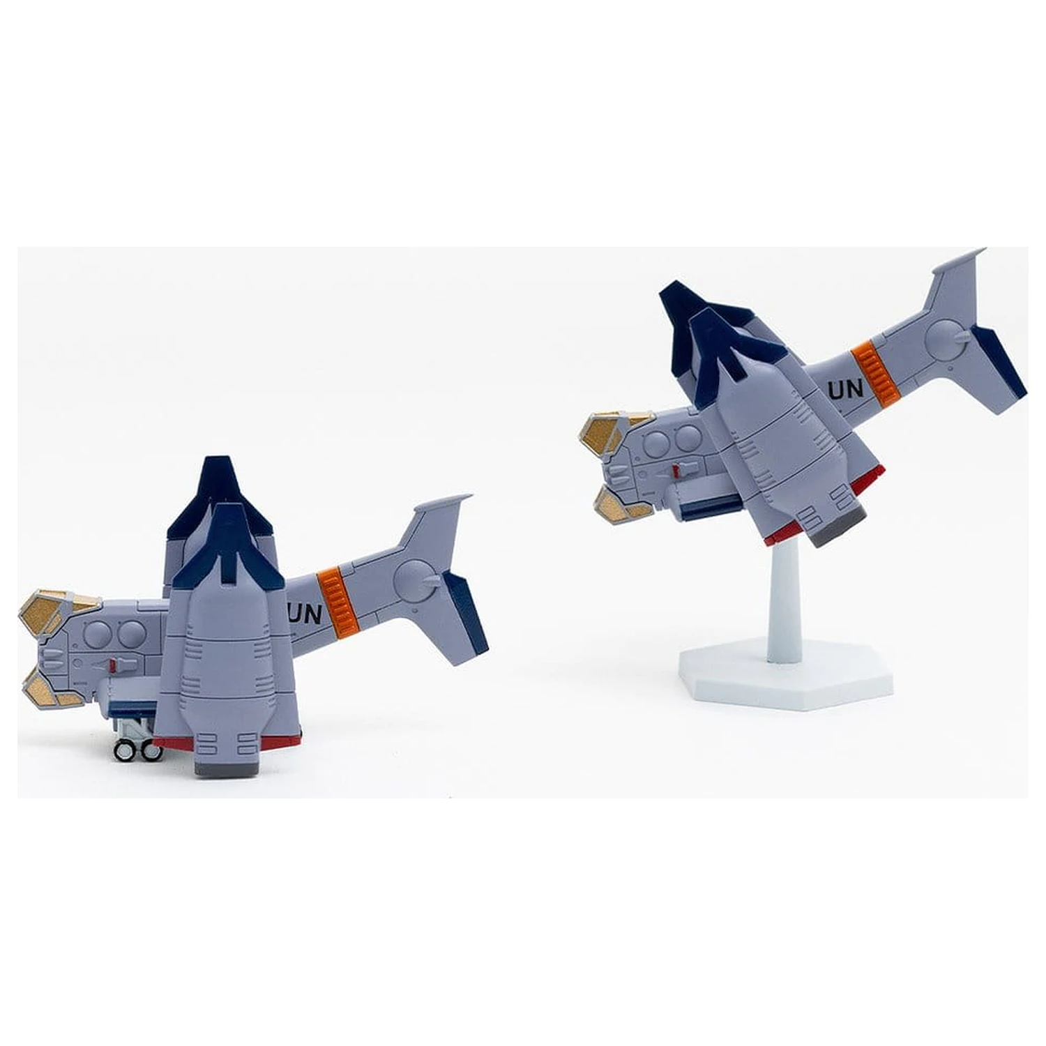 Rebuild of Evangelion SYUTO Tiny Scale Plastic Model Kit UNAF Close Air Support VTOL Aircraft YAGR-3B 5 cm product photo