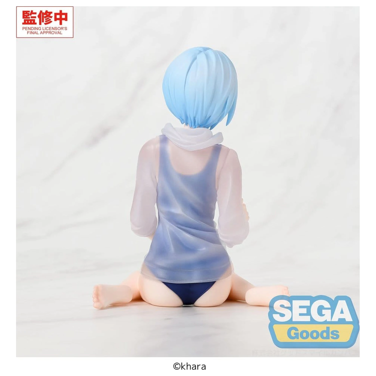 Rebuild of Evangelion Yumemirize PVC Figure Rei Ayanami School Swimsuit Ver. 13 cm product photo