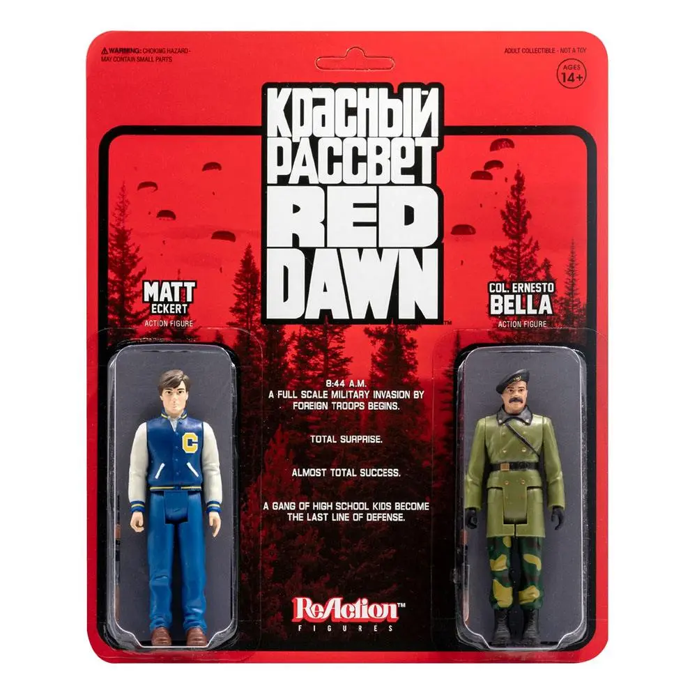 Red Dawn ReAction Action Figure 2-Pack Pack B (Matt &amp; Bella) 10 cm product photo