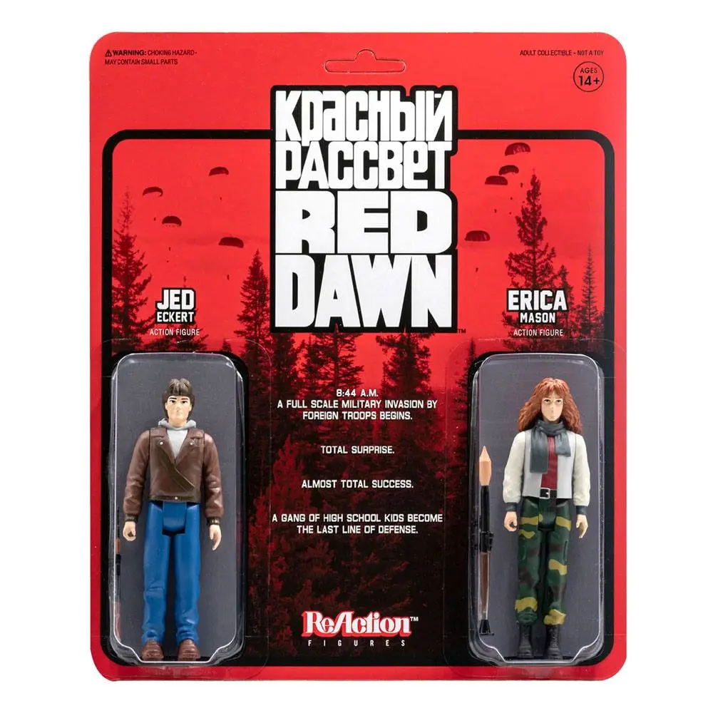 Red Dawn ReAction Action Figure 2-Pack Pack A (Erica &amp; Jed) 10 cm product photo