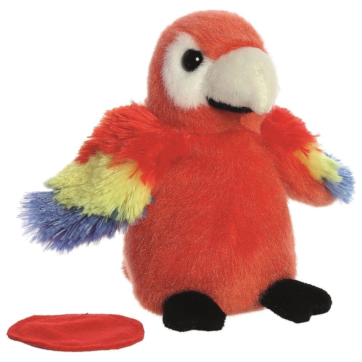Red Parrot plush toy 15cm product photo