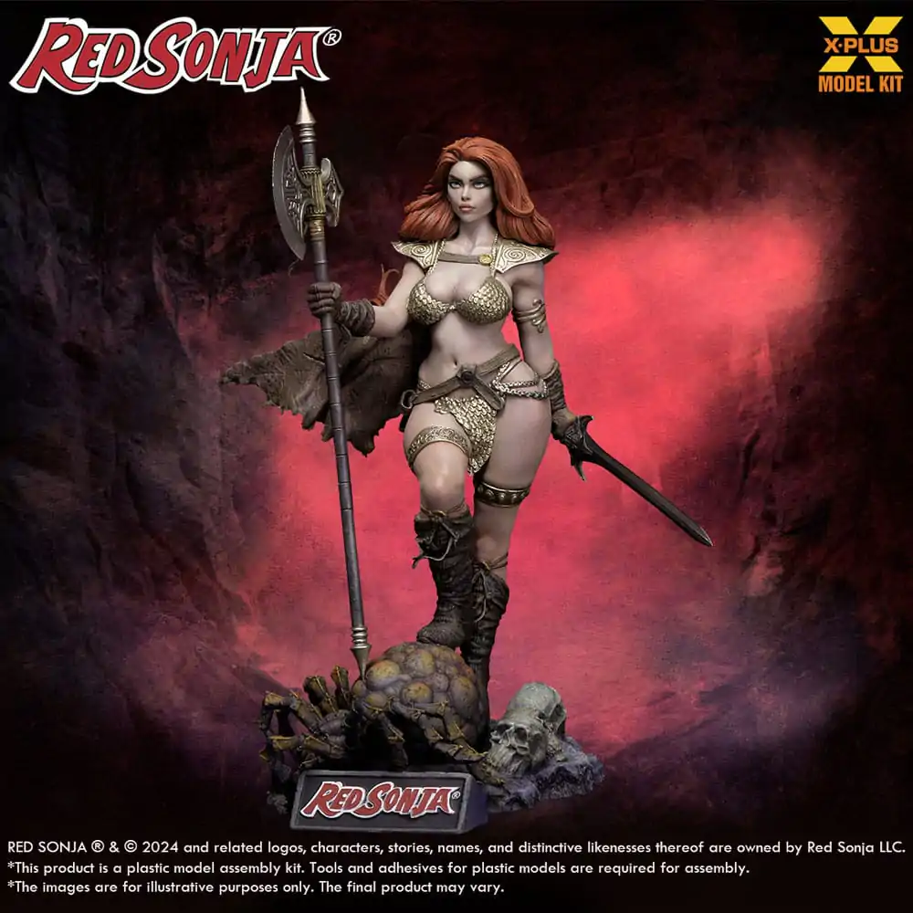 Red Sonja Plastic Model Kit 1/8 Red Sonja 27 cm termékfotó