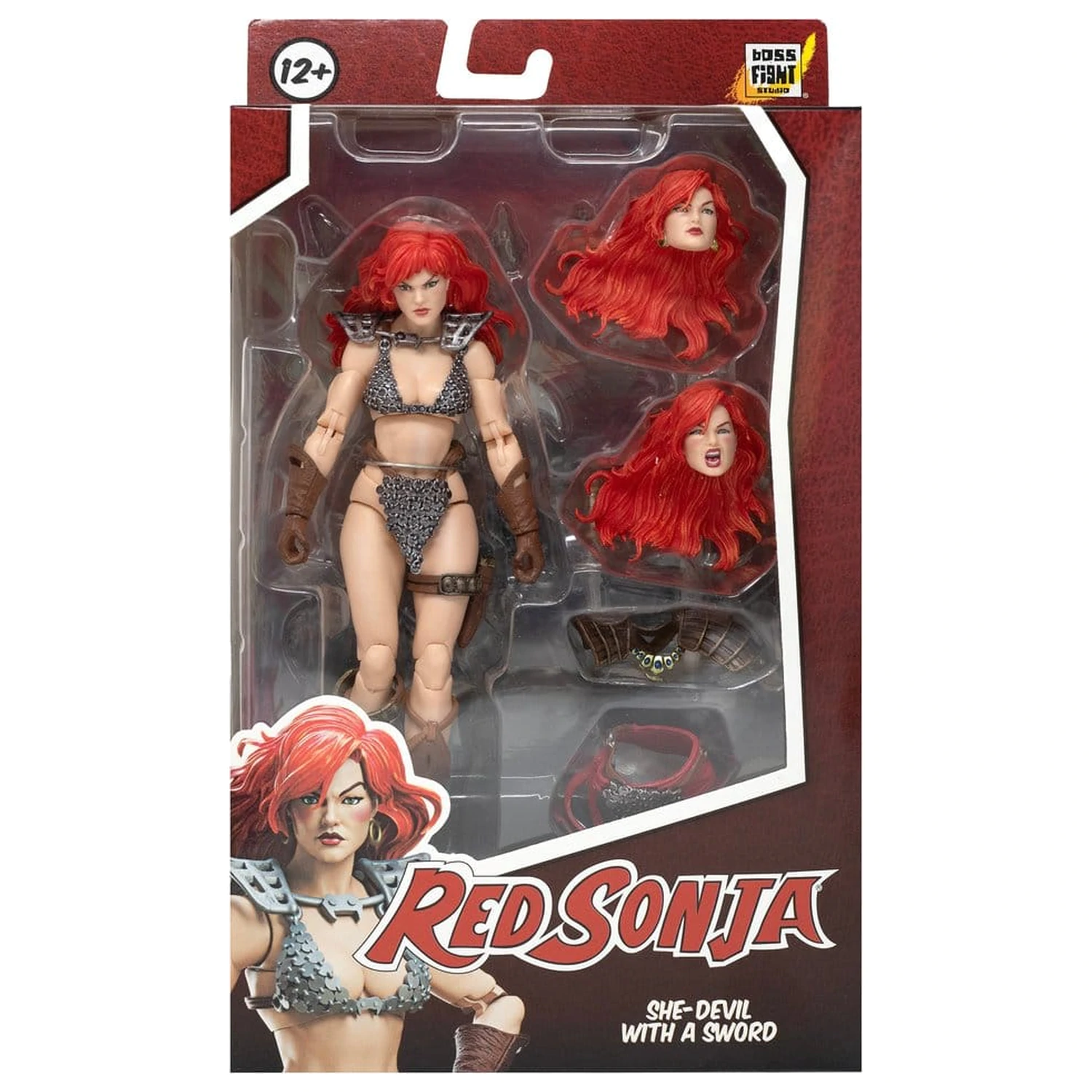 Red Sonja Epic H.A.C.K.S. Action Figure 1/12 Scale Immortal Red Sonja product photo