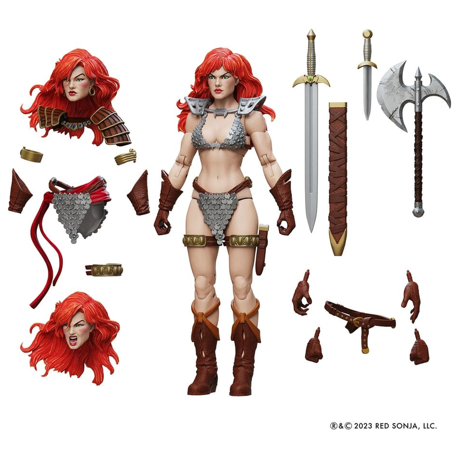 Red Sonja Epic H.A.C.K.S. Action Figure 1/12 Scale Immortal Red Sonja product photo