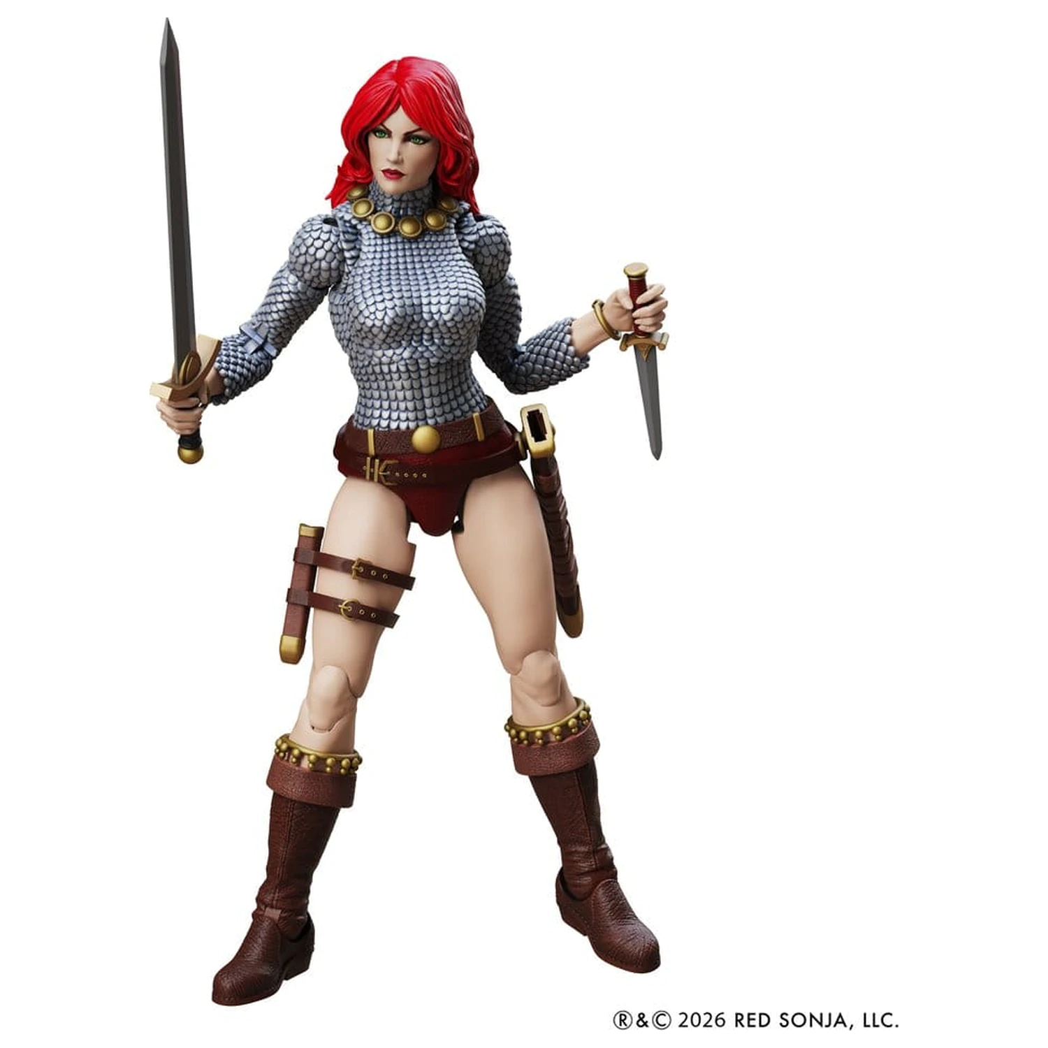 Red Sonja Epic H.A.C.K.S. Action Figure 1/12 Scale Immortal Red Sonja product photo