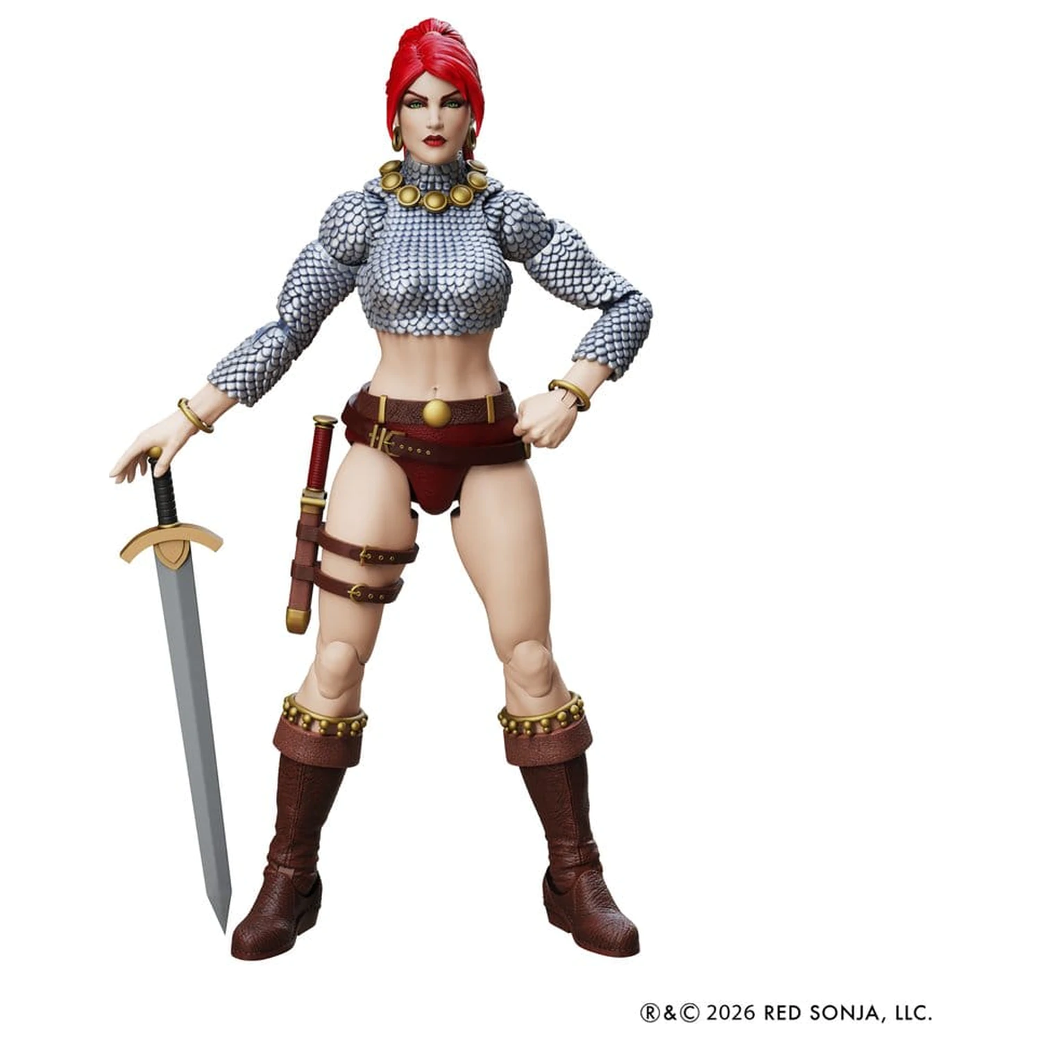 Red Sonja Epic H.A.C.K.S. Action Figure 1/12 Scale Immortal Red Sonja product photo