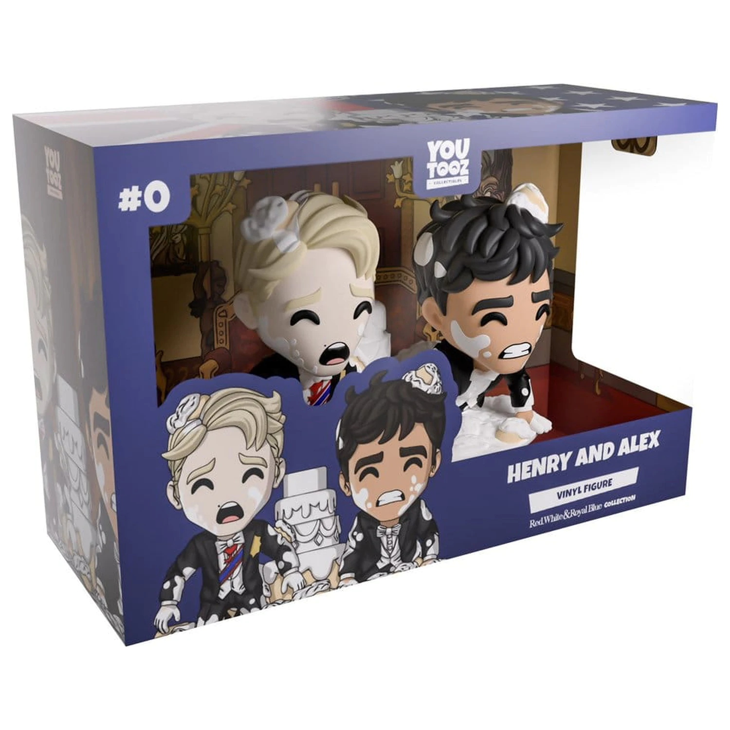 Red, White & Royal Blue Vinyl Figure Henry And Alex 11 cm product photo