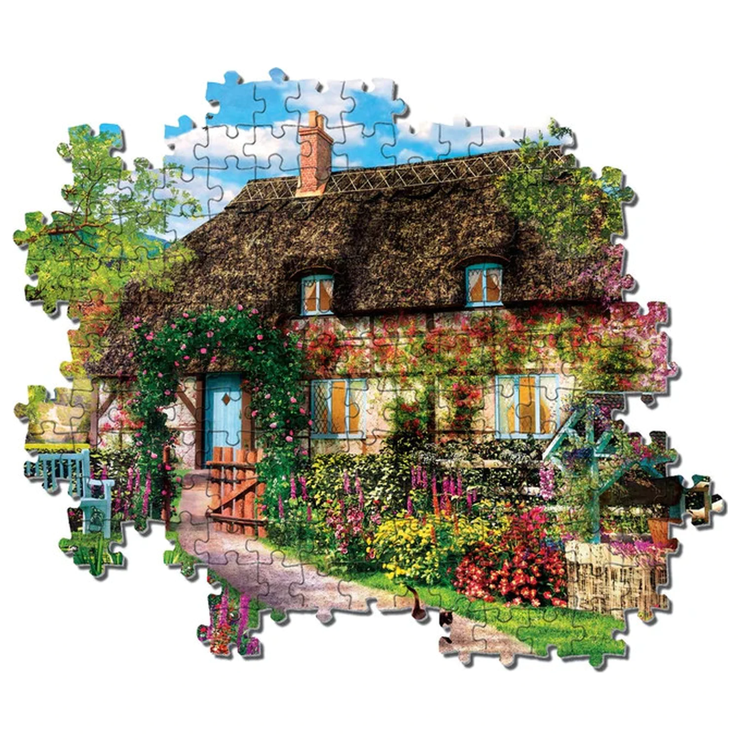 Old Cottage Secret Garden 1000-piece puzzle product photo